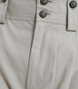 Dolce &amp; Gabbana High-Waisted Tapered Fashion Pants - Beige