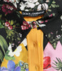 Dolce & Gabbana Multicolor Patchwork Cashmere Henley Sweater