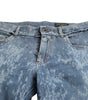 Dolce & Gabbana Blue Washed Skinny Cotton Stretch Denim Jeans