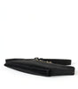 Dolce & Gabbana Elegant Black Nylon & Leather Pouch