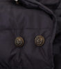 Dolce & Gabbana Blue Silk Goat Coat Blouson Winter Jacket