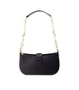 Michael Kors Carmen Small Black Haircalf Pouchette Shoulder Crossbody Bag