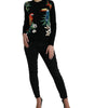 Dolce & Gabbana Black Bird Wool Long Sleeve Cardigan Sweater