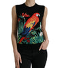 Débardeur ras du cou élégant imprimé jungle Dolce & Gabbana