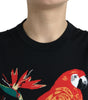Débardeur ras du cou élégant imprimé jungle Dolce & Gabbana
