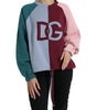 Dolce & Gabbana Multicolor Cotton Crewneck Pullover Sweater