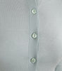 Dolce & Gabbana Light Blue Silk Crew Neck Cardigan Sweater