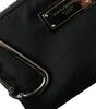 Dolce & Gabbana Chic Nylon-Leather Designer Pouch