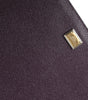 Dolce & Gabbana Dark Brown Leather Logo Plaque Cover Sleeve Tablet Case