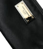 Dolce & Gabbana Elite Black Nylon & Leather Pouch with Logo Detail