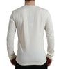 Dolce &amp; Gabbana Elegant Off White Cotton Sweater