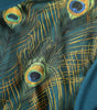 Dolce &amp; Gabbana Silk V-Neck Peacock Feather Sweater