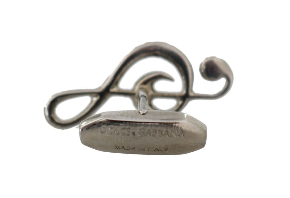 Boutons de manchette élégants en argent Dolce &amp; Gabbana