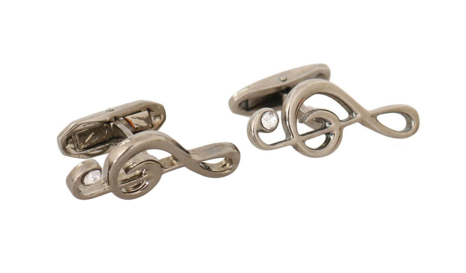 Boutons de manchette élégants en argent Dolce &amp; Gabbana