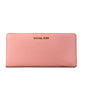 Portefeuille continental Jet Set Travel Michael Kors grand format en cuir Primrose