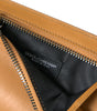 Porte-cartes élégant en cuir de veau orange Dolce &amp; Gabbana