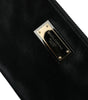 Dolce & Gabbana Sleek Designer Nylon-Leather Pouch in Black