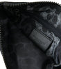 Dolce & Gabbana Sleek Designer Nylon-Leather Pouch in Black