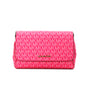 Michael Kors Jet Set Medium Electric Pink Convertible Pouchette Crossbody Bag