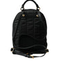 Dolce & Gabbana Black #DGFAMILY Embellished Backpack VULCANO Bag