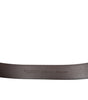 Dolce & Gabbana Brown Calf Leather Gold Metal Buckle Belt