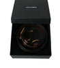 Dolce & Gabbana Brown Calf Leather Gold Metal Buckle Belt