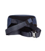 Sac ceinture Michael Kors Cooper, petit modèle bleu marine en cuir lisse à double fermeture éclair