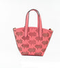 Michael Kors Kimber Small Tea Rose Leather 2-in-1 Zip Tote Messenger Bag Purse