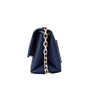 Michael Kors Cece Small Navy Vegan Leather Convertible Flap Crossbody Bag