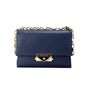 Michael Kors Cece Small Navy Vegan Leather Convertible Flap Crossbody Bag