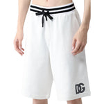 Bermuda homme en coton blanc Dolce &amp; Gabbana