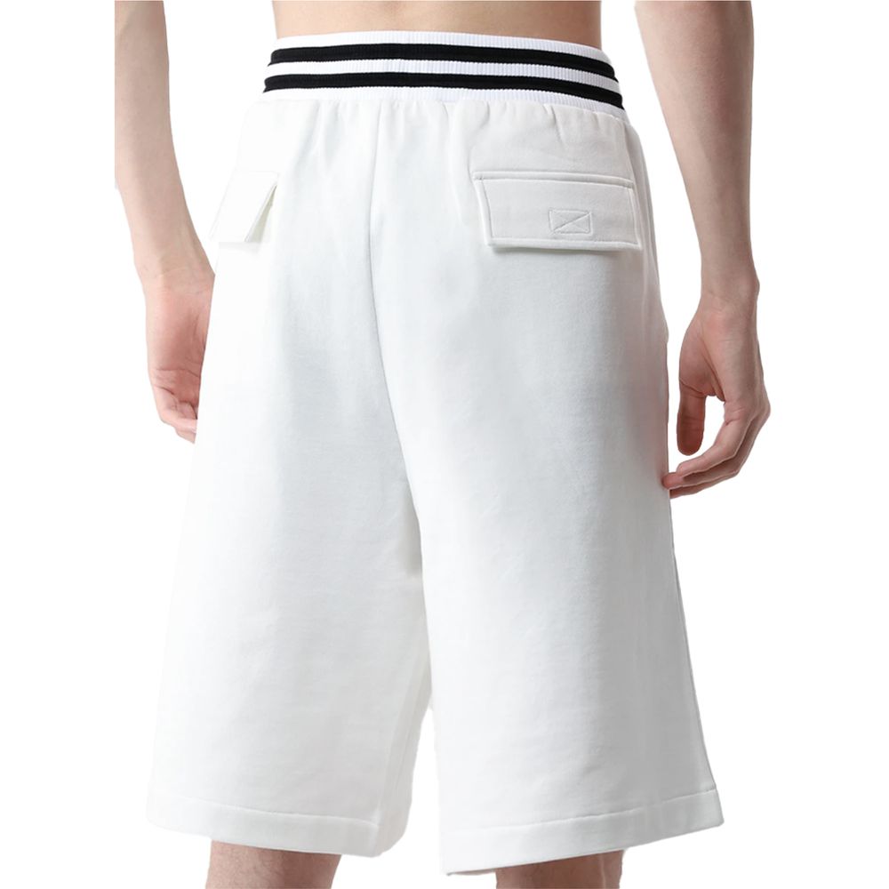 Bermuda homme en coton blanc Dolce &amp; Gabbana