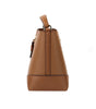 Michael Kors Mercer Small Luggage Pebbled Leather Bucket Crossbody Bag Purse