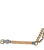 Dolce & Gabbana Blue Braided Gold Brass Chain Waist Belt