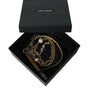 Dolce & Gabbana Blue Braided Gold Brass Chain Waist Belt