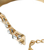 Dolce & Gabbana Gold Tone Brass Crystal Embellished Belt