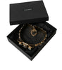 Dolce & Gabbana Gold Tone Brass Crystal Embellished Belt