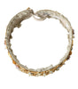 Dolce & Gabbana Gold Brass Faux Pearl Floral Embellished Belt