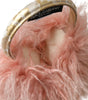 Dolce & Gabbana Pink Shearling Fur Winter Warmer Headband Ear Muffs