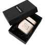 Dolce & Gabbana Light Pink Calf Leather Metal Logo Plaque Airpods Case