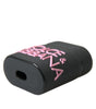 Dolce & Gabbana Black Pink Silicone Embossed Logo Airpods Case