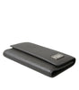 Dolce & Gabbana Chic Gray Leather Trifold Key Holder