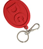 Dolce & Gabbana Elegant Red Trifold Key Holder Case