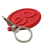 Dolce & Gabbana Elegant Red Trifold Key Holder Case