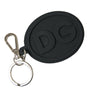 Porte-clés Dolce &amp; Gabbana Chic avec logo noir et argent
