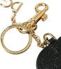 Superbe porte-clés en cuir doré et rose Dolce &amp; Gabbana
