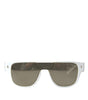 Dolce &amp; Gabbana Chic White Acetate Designer Sunglasses