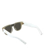 Dolce &amp; Gabbana Chic White Acetate Designer Sunglasses