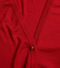 Dolce & Gabbana Red Wool V-neck Buttoned Cardigan Sweater