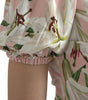 Dolce & Gabbana Pink Lily Viscose Sheath Stretch Mini Dress